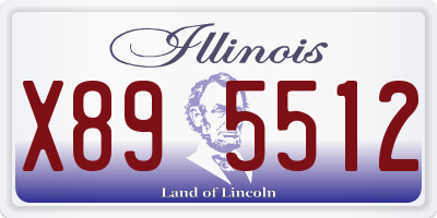 IL license plate X895512