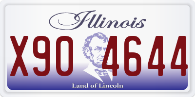 IL license plate X904644