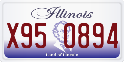IL license plate X950894