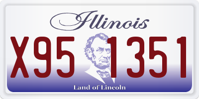 IL license plate X951351