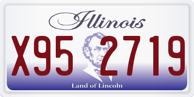 IL license plate X952719
