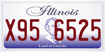 IL license plate X956525
