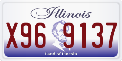 IL license plate X969137