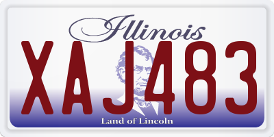 IL license plate XAJ483