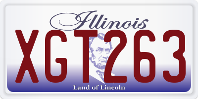 IL license plate XGT263