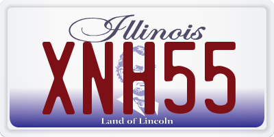 IL license plate XNH55