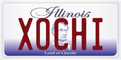 IL license plate XOCHI