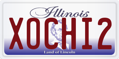 IL license plate XOCHI2