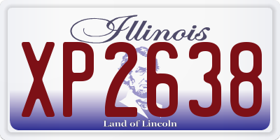 IL license plate XP2638