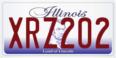 IL license plate XRZ202