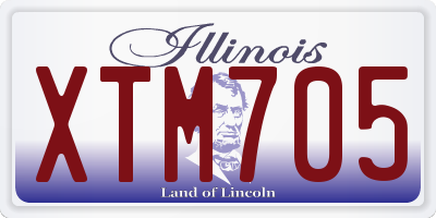 IL license plate XTM705