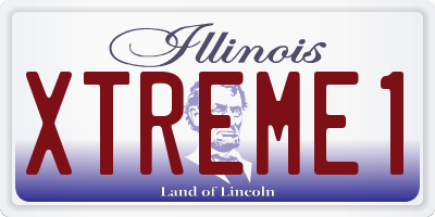 IL license plate XTREME1