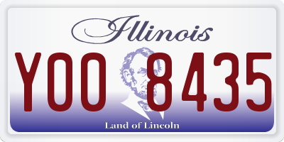 IL license plate Y008435