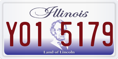 IL license plate Y015179