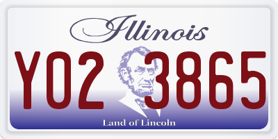 IL license plate Y023865