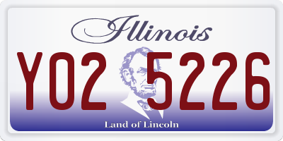 IL license plate Y025226