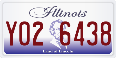IL license plate Y026438