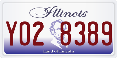 IL license plate Y028389