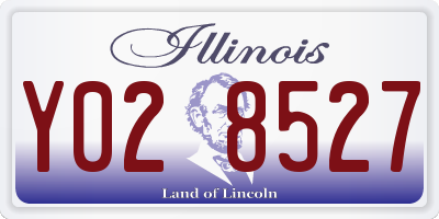 IL license plate Y028527