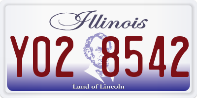 IL license plate Y028542