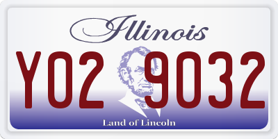 IL license plate Y029032