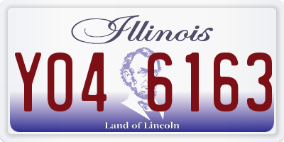 IL license plate Y046163