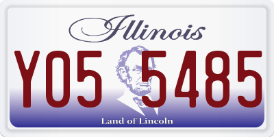 IL license plate Y055485