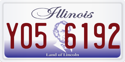IL license plate Y056192