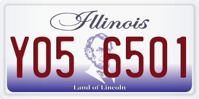 IL license plate Y056501