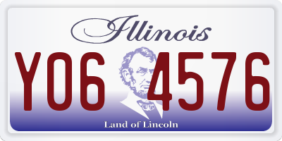 IL license plate Y064576