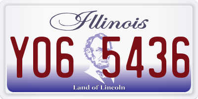 IL license plate Y065436