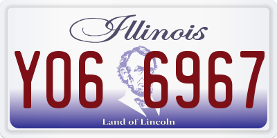 IL license plate Y066967