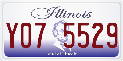 IL license plate Y075529