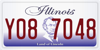 IL license plate Y087048