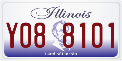 IL license plate Y088101