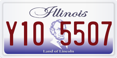 IL license plate Y105507