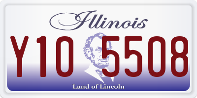 IL license plate Y105508