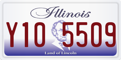 IL license plate Y105509