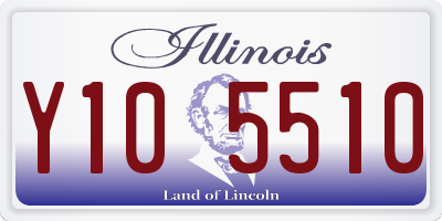 IL license plate Y105510