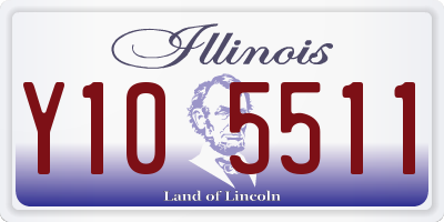 IL license plate Y105511