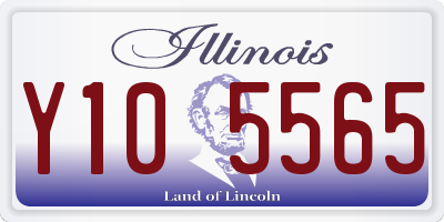 IL license plate Y105565