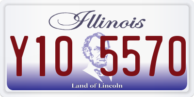 IL license plate Y105570