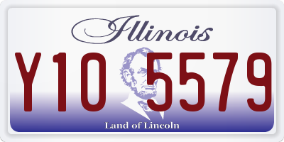 IL license plate Y105579