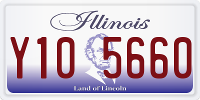 IL license plate Y105660