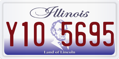 IL license plate Y105695