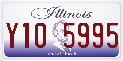 IL license plate Y105995