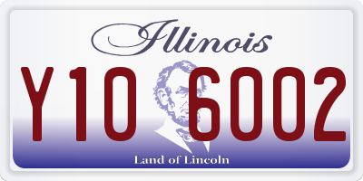 IL license plate Y106002