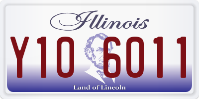 IL license plate Y106011