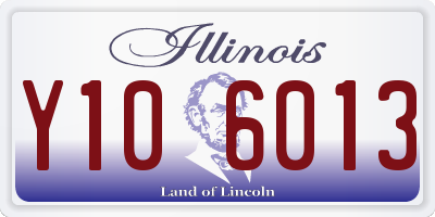 IL license plate Y106013