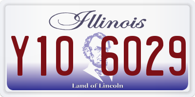 IL license plate Y106029